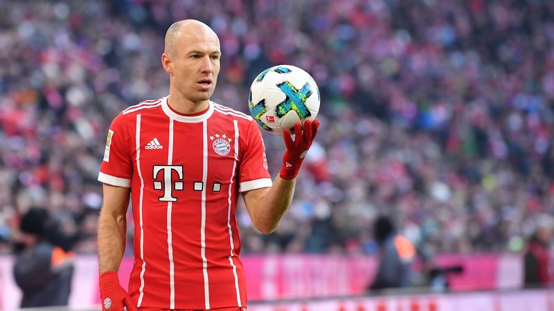 Robben - Hạng 3 trong top 10 cầu thủ chạy nhanh nhất thế giới